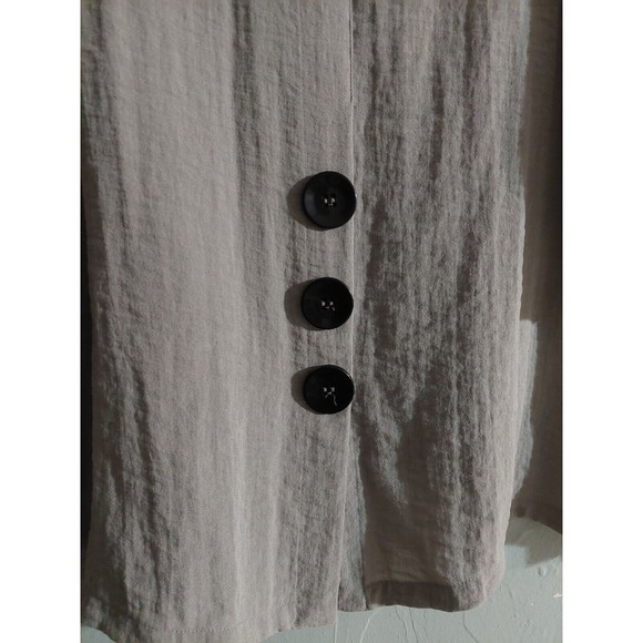 Mooonlight Tops Blouse Women L,Rayon And Nilon, Pocker, 3/4 Sleeve, 20 Inch Of - Picture 7 of 8